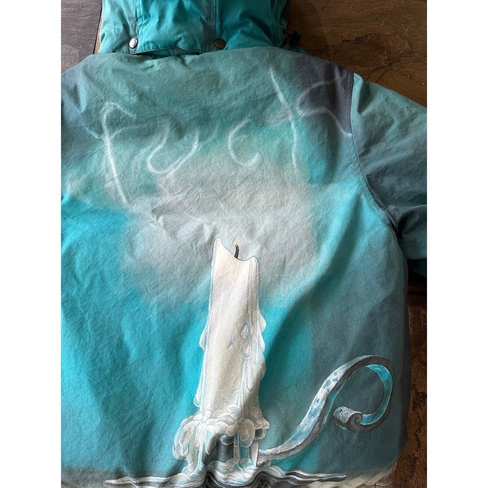 Supreme Coat F**k Candle Size Medium Down Fill Puffer Jacket​​​​ - Picture 13 of 14
